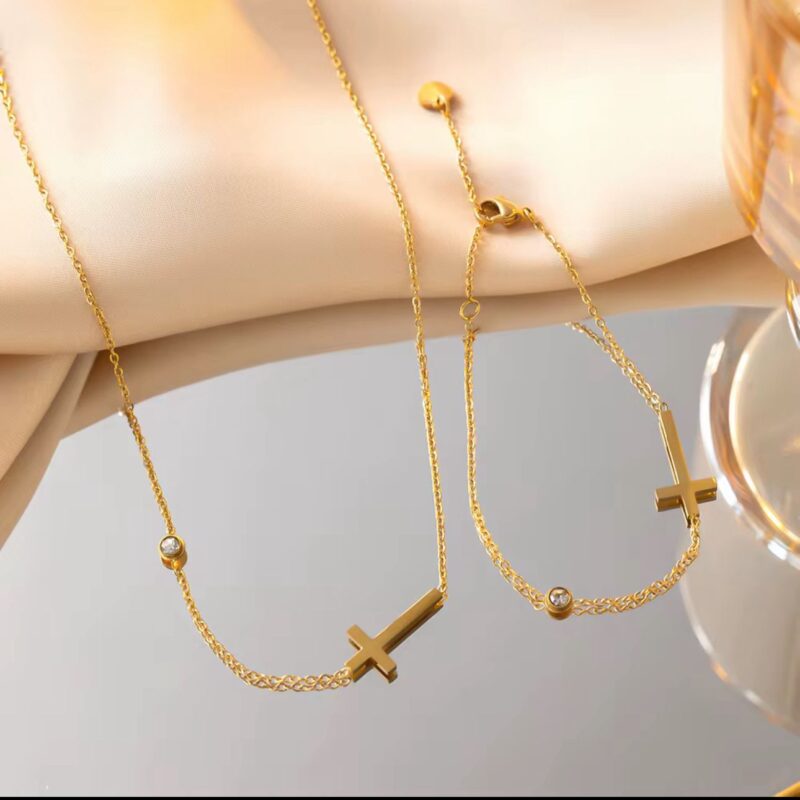 Stainless-steel Necklace and Bracelet