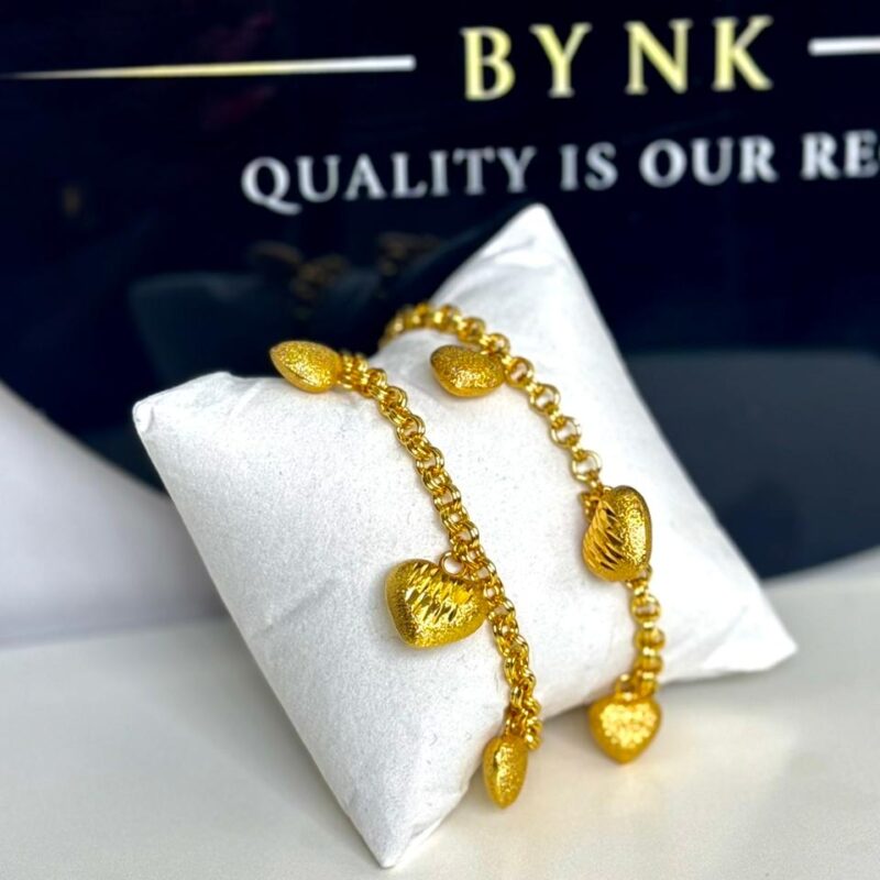 Heart Charm Bracelet