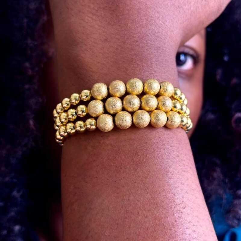 Gold Ball Beaded Bracelet