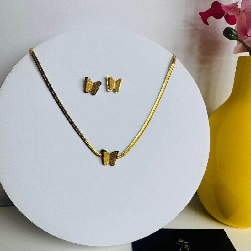 Butterfly Necklace Set